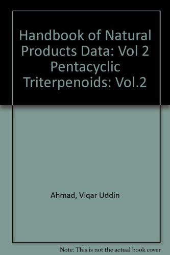 Pentacyclic Triterpenoids (Handbook of natural products data)