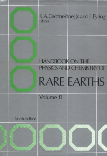 Handbook on the Physics and Chemistry of Rare Earths, Volume Volume 13