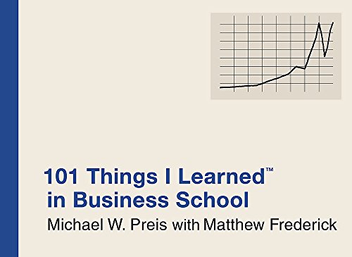 Book Cover 101 Things I Learned in Business School