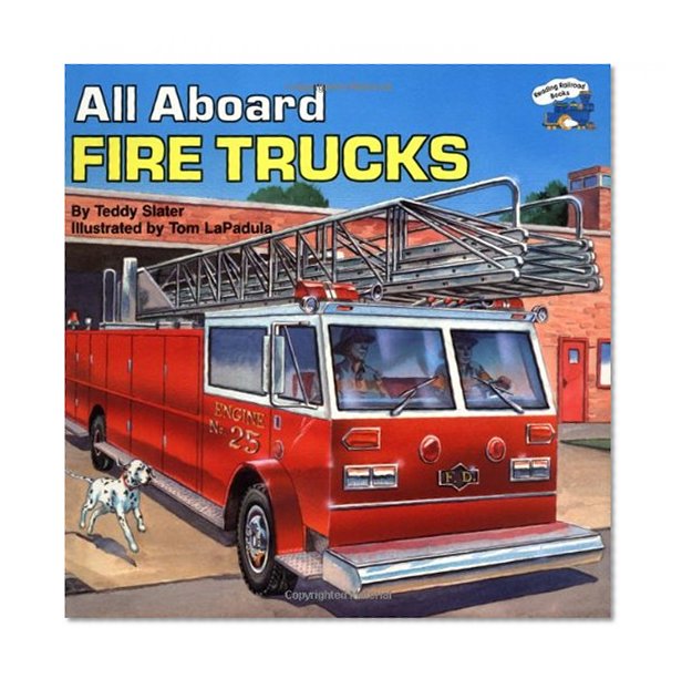 Book Cover All Aboard Fire Trucks (Reading Railroad)
