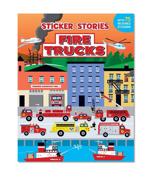 Fire Trucks (Sticker Stories)