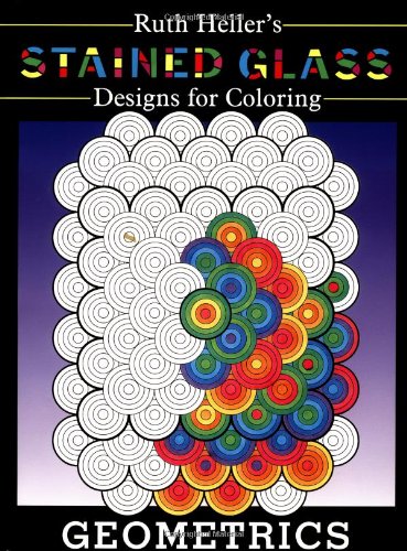 Stained Glass Designs for Coloring: Geometrics