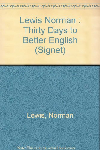 30 Days to Better English (Signet)
