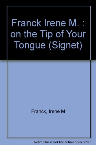 On the Tip of Your Tongue: The Word/Name/Place Finder (Signet)