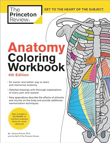 Book Cover Anatomy Coloring Workbook, 4th Edition: An Easier and Better Way to Learn Anatomy