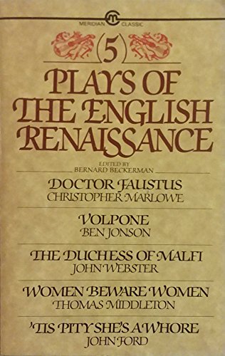 Five Plays of the English Renaissance (Mentor Books)