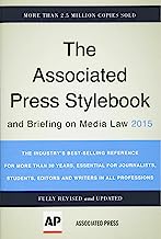 Book Cover Associated Press Stylebook 2015 and Briefing on Media Law
