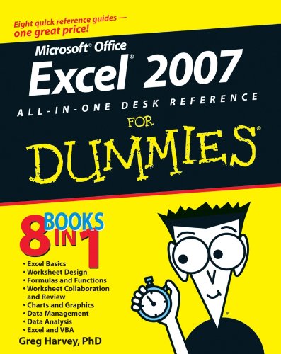 Book Cover Excel 2007 All-In-One Desk Reference For Dummies