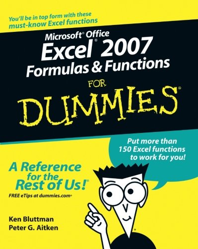Book Cover Microsoft Office Excel 2007 Formulas and Functions For Dummies