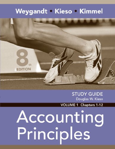 Accounting Principles Study Guide, Volume 1: Chapters 1-12