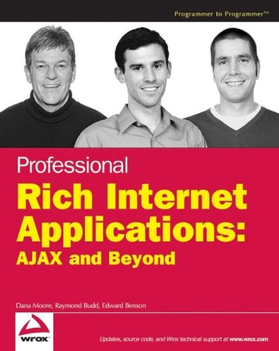 Book Cover Professional Rich Internet Applications: AJAX and Beyond