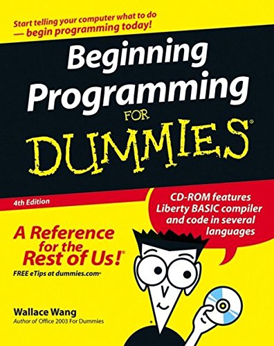 Book Cover Beginning Programming For Dummies