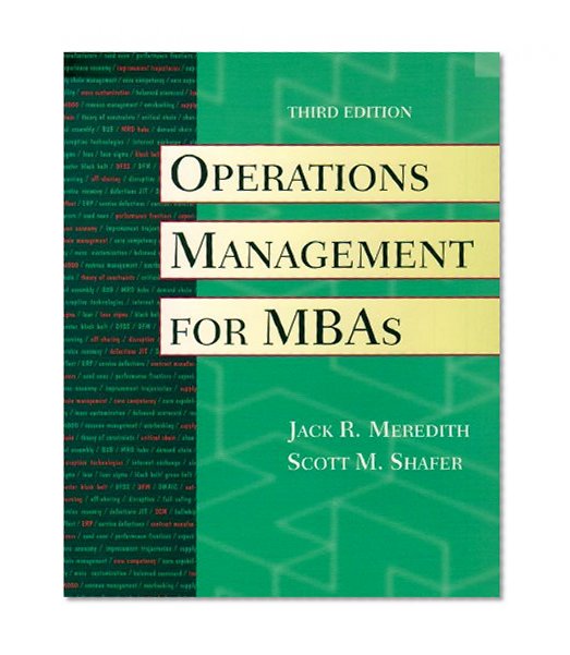 Operations Management for MBAs with Crystal Ball CD