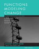 Functions Modeling Change, Student Study Guide: A Preparation for Calculus