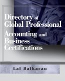 Directory of Global Professional Accounting and Business Certifications