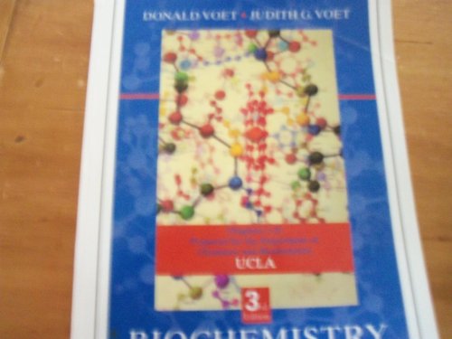 Biochemistry Chapters 1-22 Prepared for the Department of Chemistry and Biochemistry Ucla 3rd Edition