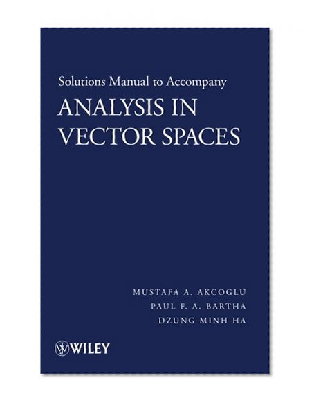 Analysis in Vector Spaces