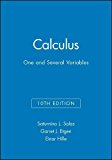 Calculus, Textbook and Student Solutions Manual: One and Several Variables