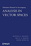 Analysis in Vector Spaces