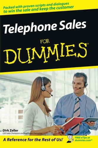 Book Cover Telephone Sales For Dummies