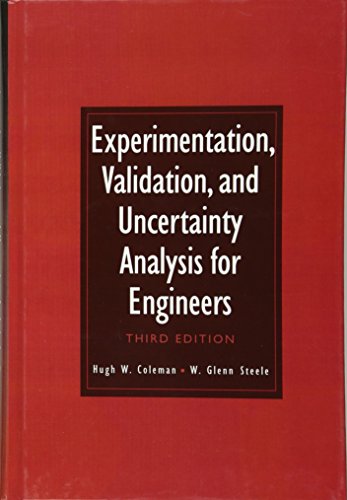 Experimentation, Validation, and Uncertainty Analysis for Engineers