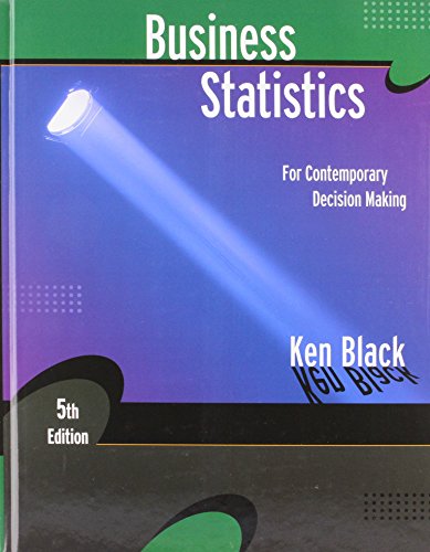 Business Statistics: Contemporary Decision Making 5th Edition with SPSS Student Version 15.0 CD Rom Set