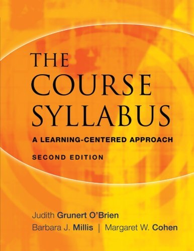 Book Cover The Course Syllabus: A Learning-Centered Approach