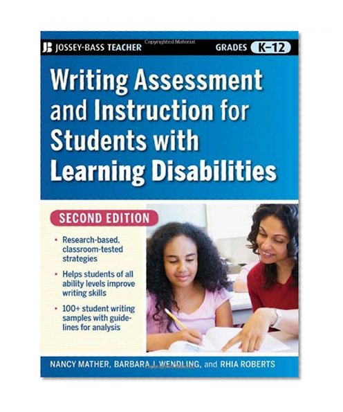 Book Cover Writing Assessment and Instruction for Students with Learning Disabilities