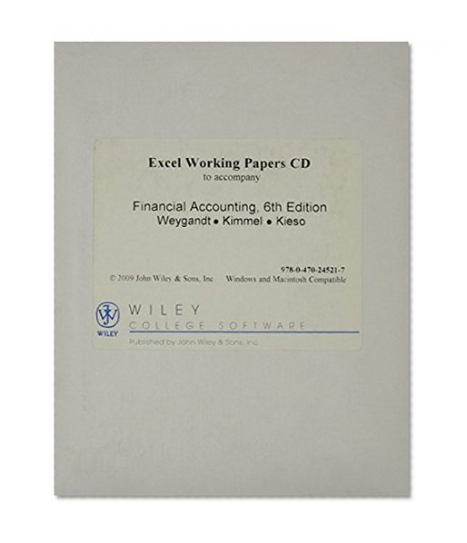 Financial Accounting, Excel Working Papers CD