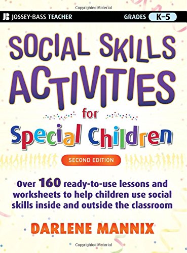 Book Cover Social Skills Activities for Special Children