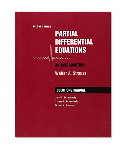 Book Cover Student Solutions Manual to accompany Partial Differential Equations: An Introduction, 2e