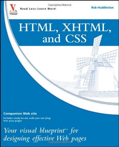 Book Cover HTML, XHTML, and CSS: Your visual blueprint for designing effective Web pages