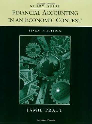 Financial Accounting in an Economic Context, Study Guide