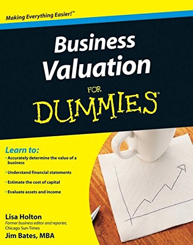 Book Cover Business Valuation For Dummies