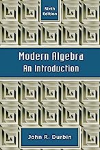 Book Cover Modern Algebra: An Introduction