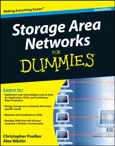 Book Cover Storage Area Networks For Dummies