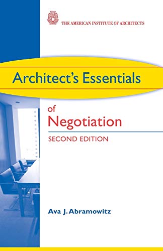 Book Cover Architect's Essentials of Negotiation