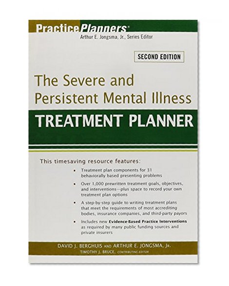 The Severe and Persistent Mental Illness Treatment Planner and The Severe and Persistent Mental Illness Progress (Atlas of Polymer 3rd Edition)