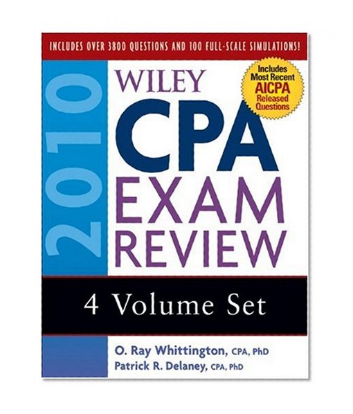 Wiley CPA Exam Review 2010, 4-volume Set (Wiley CPA Examination Review (4v.))