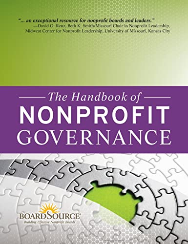 Book Cover The Handbook of Nonprofit Governance