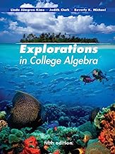 Book Cover Explorations in College Algebra