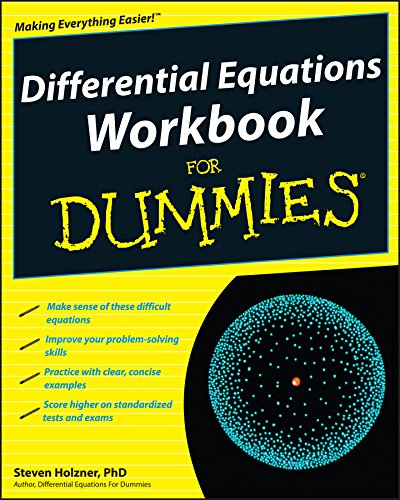 Book Cover Differential Equations Workbook For Dummies