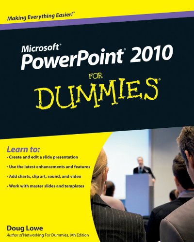 Book Cover PowerPoint 2010 For Dummies