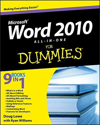 Book Cover Word 2010 All-in-One For Dummies