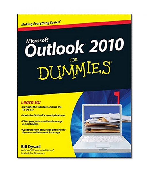 Book Cover Outlook 2010 For Dummies