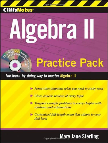 Book Cover CliffsNotes Algebra II Practice Pack (Cliffnotes)