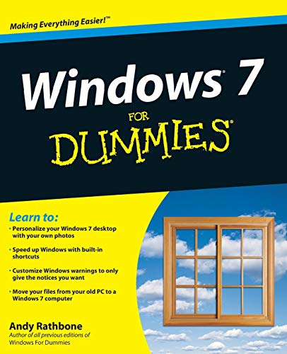 Book Cover Windows 7 For Dummies