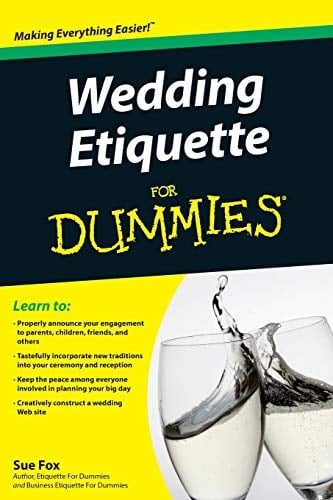 Book Cover Wedding Etiquette For Dummies