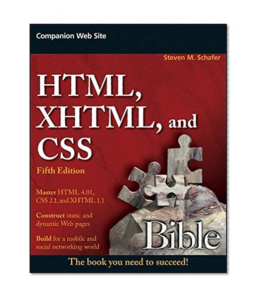 Book Cover HTML, XHTML, and CSS Bible