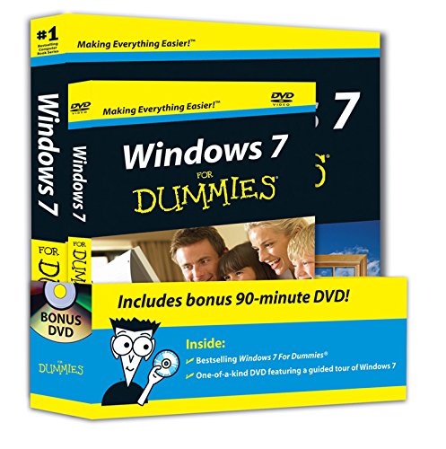 Book Cover Windows 7 For Dummies, Book + DVD Bundle